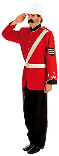 Fun Shack Rojo Soldado De Guerra Bóer Disfraz para Hombres - L Fun Shack Rojo Soldado De Guerra Bóer Disfraz para Hombres - L