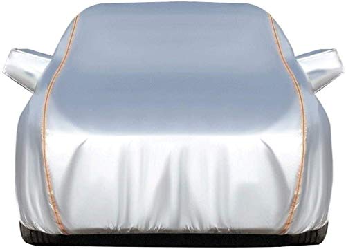 Funda Coche Funda para Coche Compatible con Honda NSX/Prelude / S2000 |Tarpa De Coche Impermeable Y Transpirable De Oxford con Tiras Reflectantes (Color : Silver, Size : NSX)