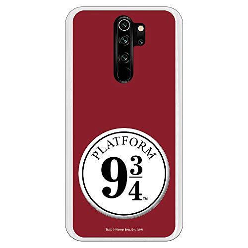 Funda para Xiaomi Redmi Note 8 Pro Oficial de Harry Potter Anden 9 3/4 para Proteger tu móvil. Carcasa para Xiaomi de Silicona Flexible con Licencia Oficial de Harry Potter.