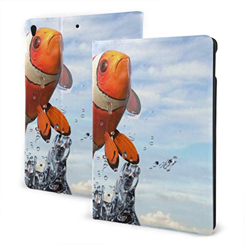 Funda protectora para iPad 2019 iPad Air3 / 2017 Funda para iPad Pro de 10,5 pulgadas / 2019 Funda para iPad 7 ° de 10,2 pulgadas Pez payaso saltando y girando en el aire Funda para iPad para hombres Funda protectora para iPad 2019 iPad Air3 / 2017 Funda para iPad Pro de 10,5 pulgadas / 2019 Funda para iPad 7 ° de 10,2 pulgadas Pez payaso saltando y girando en el aire Funda para iPad para hombres