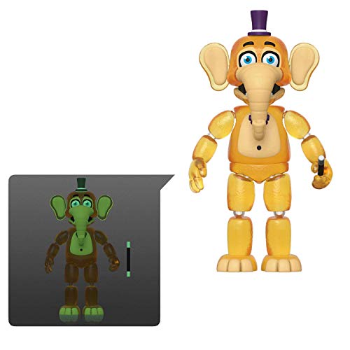 Funko- Action Figure: Friday Night at Freddy'S Pizza Sim-Orville Elephant-Glow in The Dark Translucent Collectible Toy, Multicolor (45640)