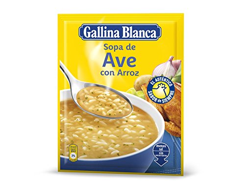 Gallina Blanca - Sopa de ave con arroz - 80 g