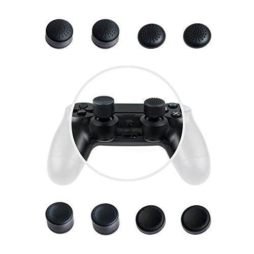 GAMINGER Juego de 8 protectores de palancas de Control Dualshock de PlayStation 4 PS4 - accesorios para jugadores profesionales GAMINGER Juego de 8 protectores de palancas de Control Dualshock de PlayStation 4 PS4 - accesorios para jugadores profesionales