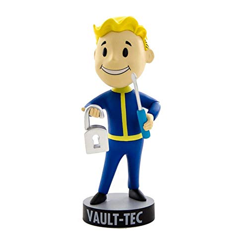 GamingHeads- Lock Pick VaultBoy 111 BobbleHead Vaultec Vault Boy Fallout, FOVB111LP, Multicolor