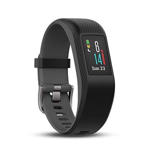 Garmin Vivosport Pulsera de Deporte con GPS y Monitor de Ritmo Cardiaco, Unisex, Gris, L