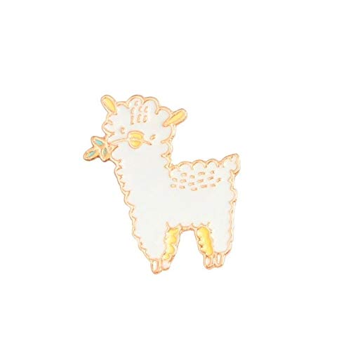 Gather together Style2 Alpaca Pin Sheep Brooches Cartoon Brooch Badges Lapel Pin Cute Kawaii Jewelry For Girls Alpaca Jewelry Collection