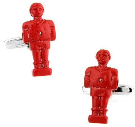 Gemelolandia | Gemelos de Camisa Muñeco Futbolin Rojo Gemelos Originales Para Camisas | Para Hombres y Niños | Regalos Para Bodas, Comuniones, Bautizos y Otros Eventos Gemelolandia | Gemelos de Camisa Muñeco Futbolin Rojo Gemelos Originales Para Camisas | Para Hombres y Niños | Regalos Para Bodas, Comuniones, Bautizos y Otros Eventos