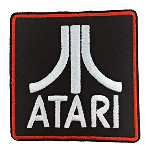 Gemelolandia | Parche Bordado Termoadhesivo Atari 8.5 cm | Muy Adherentes | Patch Stickers Para Decorar Tu Ropa | Fáciles de Poner