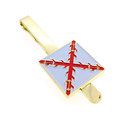 Gemelolandia Pasador de corbata ‪Bandera de Batallón de Infantería de Marina 1717 | Pisa Corbatas Para usar en Bodas y en Eventos formales - Da un toque Elegante