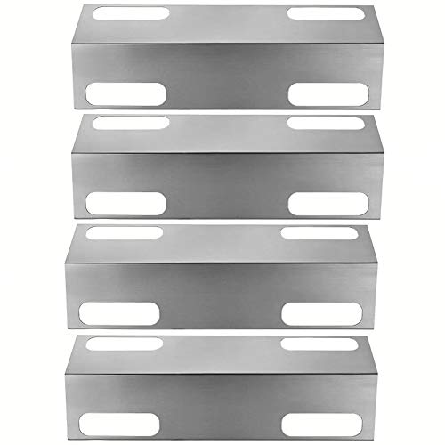 GFTIME BBQ 99351 Stainless Steel Heat Plate, Heat Shield, Heat Tent, Burner Cover Replacement for Select Ducane Affinity Series 3073101, 3000, 3200, 3300, 3400 and Others Gas Grill Models (4)