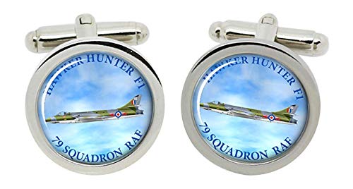 Gift Shop Hawker Hunter F1 Avión Gemelos en Cromo Caja