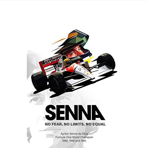 Gigoo Ayrton Senna Ferraris F1 Mclaren Lewis Hamilton Carteles e Impresiones 2020 Race Car Wall Art Canvas Home Living Room Decor50x70cm sin Marco