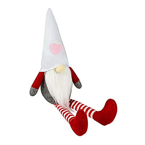 Glomixs San Valentín Gnome peluche sin cara decoración de muñecas regalo para mujeres