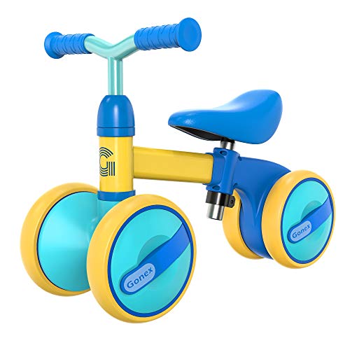 Gonex Bicicleta sin Pedales para Niñas y Niños de 10-36 Meses Bicicleta Equilibrio de Altura Ajustable Triciclos Bebes Correpasillos Bebe 1 Año Regalo