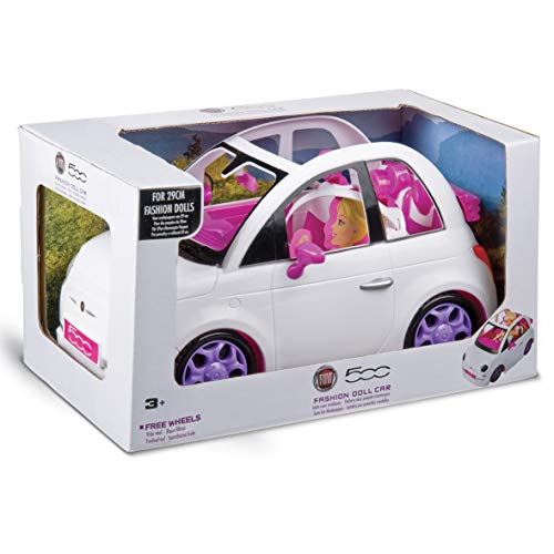 Grandi Giochi Fiat 500 - Coche para Fashion Doll, Color Blanco, 3 años +, GG00620 Grandi Giochi Fiat 500 - Coche para Fashion Doll, Color Blanco, 3 años +, GG00620