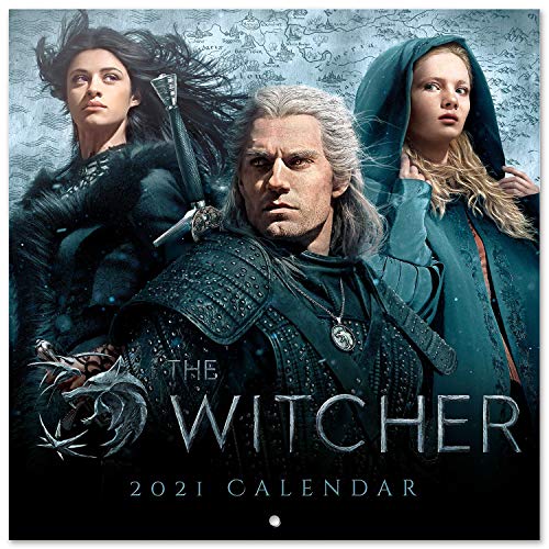 Grupo Erik - Calendario de pared 2021 The Witcher, 30x30 cm, Producto Oficial, CP21110