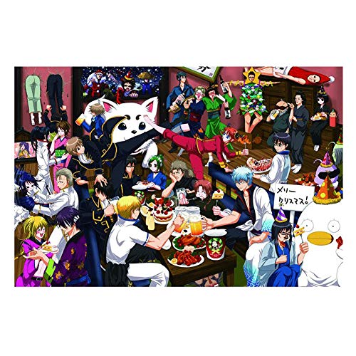 GXWBH-Puzzle Juegos de Puzzles for Adultos y niños, Dibujo Animado Japón Animado Soul Silver descompresión del Juguete, 500/1000 Piezas en Caja de Bricolaje Juego de los Juguetes P07/08