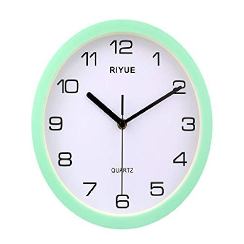 GYHJG Caja De Plástico Reloj De Pared Digital Redondo Reloj De Cuarzo Reloj De Regalo Reloj Electrónico Ocio