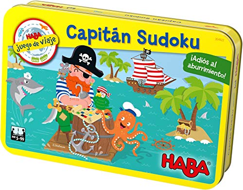 Haba- Juego de mesa, Capitán Sudoku, Multicolor (Habermass H304922) , color/modelo surtido Haba- Juego de mesa, Capitán Sudoku, Multicolor (Habermass H304922) , color/modelo surtido