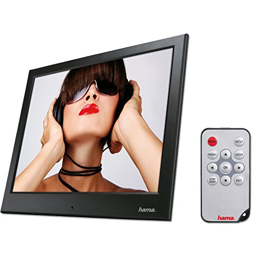 Hama 97SLB- Marco digital LED de 10" (USB, 400:1, 150 cd/m², 1024 x 768p), negro Hama 97SLB- Marco digital LED de 10" (USB, 400:1, 150 cd/m², 1024 x 768p), negro