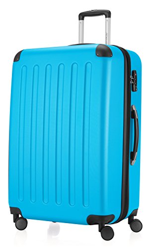 HAUPTSTADTKOFFER - Spree - Maleta, Trolley Extensible, TSA, 75 cm, 128L, Azul Cian