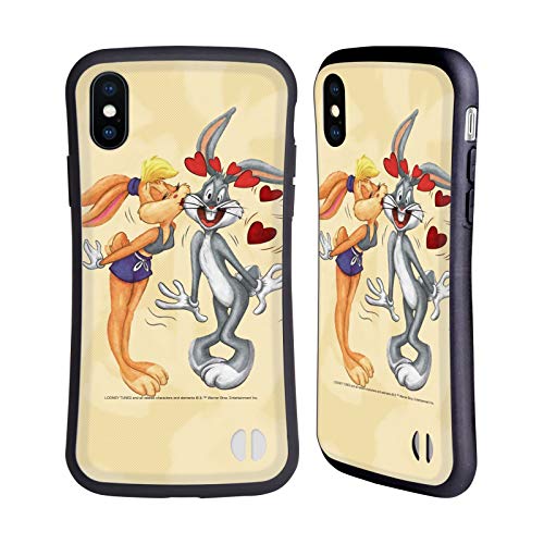 Head Case Designs Oficial Looney Tunes Bugs Bunny Y Lola Bunny Temporada Carcasa híbrida Compatible con Apple iPhone X/iPhone XS