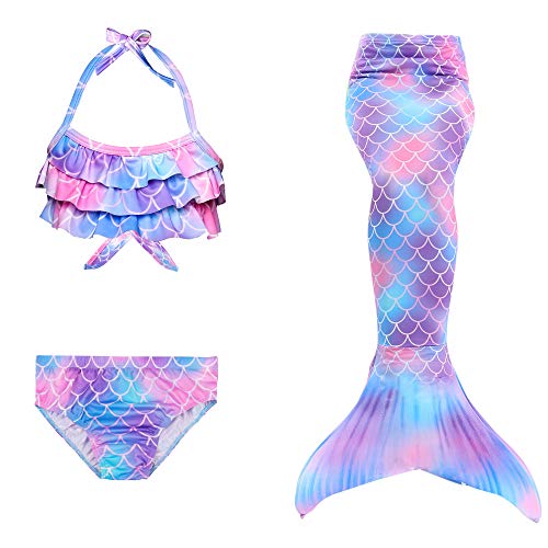 Hejin Cola de Sirena con ala Ideal para Nadar para Niños, A8,150 Hejin Cola de Sirena con ala Ideal para Nadar para Niños, A8,150