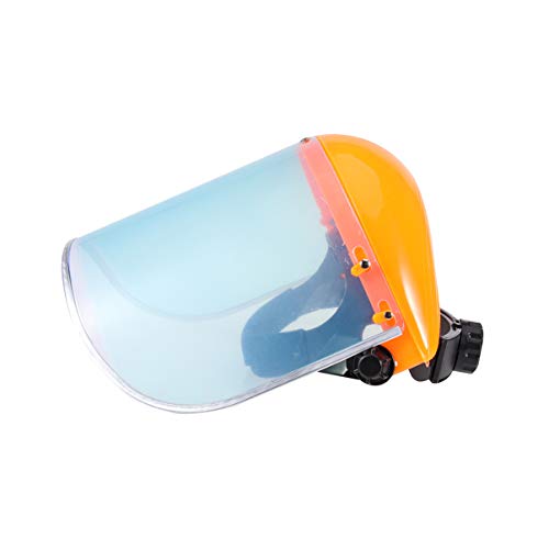 Hemoton Protector Facial de Uso Múltiple Máscara Protectora de Pvc Transparente Sombrero Protector Anti-Saliva (Naranja)