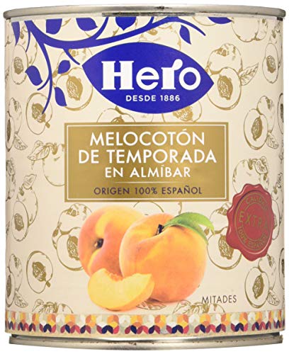 Hero - Melocotón En Almíbar - 845 g - [Pack de 6]