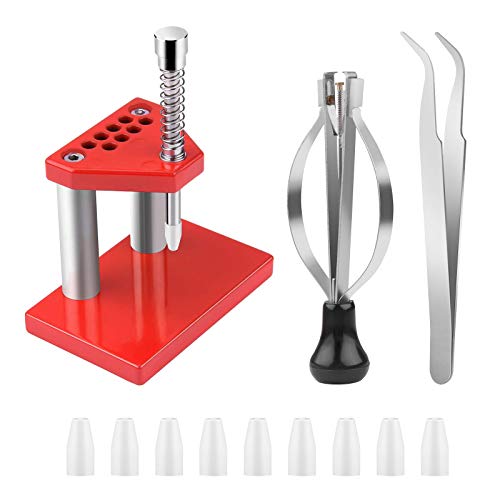 Himetsuya Herramienta de reparación de Relojes Levantador de reparación de Relojes Extractor de Mano Extractor de émbolo Kit de Montaje a presión Relojero Himetsuya Herramienta de reparación de Relojes Levantador de reparación de Relojes Extractor de Mano Extractor de émbolo Kit de Montaje a presión Relojero