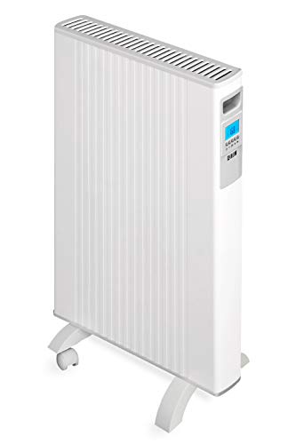 HJM Emisor térmico móvil de bajo consumo ALEA 1000 W | Pantalla LCD Programable | Diseño extraplano HJM Emisor térmico móvil de bajo consumo ALEA 1000 W | Pantalla LCD Programable | Diseño extraplano