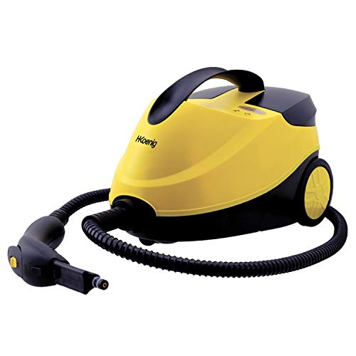 H.Koneig NV6200, Limpiador a Vapor, Vaporeta Potencia 2000 W, Limpia, Desinfecta y Desengrasa, 4 Bares, Tiempo Vapor Continuo 45 Mins, Potente Flujo de Vapor, Temperatura Máxima 140ºC, Capacidad de Ag H.Koneig NV6200, Limpiador a Vapor, Vaporeta Potencia 2000 W, Limpia, Desinfecta y Desengrasa, 4 Bares, Tiempo Vapor Continuo 45 Mins, Potente Flujo de Vapor, Temperatura Máxima 140ºC, Capacidad de Ag