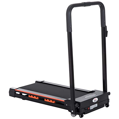 HOMCOM Cinta Andadora con Botón de Emergencia Pantalla LCD Mando a Distancia 1-6 km/h Potencia de Motor 380W Ahorra Espacio 101x54x105 cm Negro HOMCOM Cinta Andadora con Botón de Emergencia Pantalla LCD Mando a Distancia 1-6 km/h Potencia de Motor 380W Ahorra Espacio 101x54x105 cm Negro