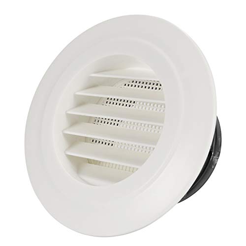 Hon&Guan ø100mm Ronda Rejilla de Ventilación ABS con Protección Contra Insectos , Respiraderos de Láminas para Baño Habitación Oficina (ø100mm) Hon&Guan ø100mm Ronda Rejilla de Ventilación ABS con Protección Contra Insectos , Respiraderos de Láminas para Baño Habitación Oficina (ø100mm)