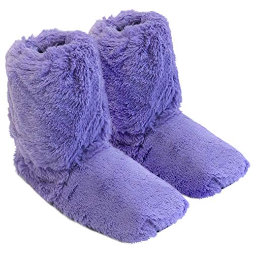 Hot Sox - Zapatillas térmicas, calentables en microondas en el horno, talla única M 36-41 - lila Hot Sox - Zapatillas térmicas, calentables en microondas en el horno, talla única M 36-41 - lila