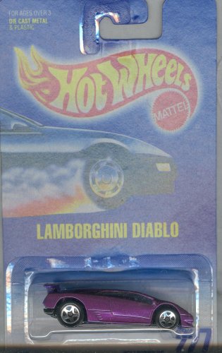 Hot Wheels 1991-227 LAMBORGHINI DIABLO 5SP 1:64 Scale
