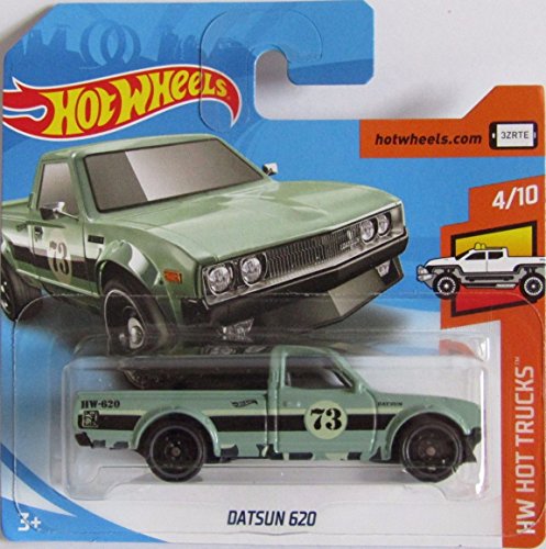 Hot Wheels 2018 Datsun 620 Pale Green 4/10 HW Hot Trucks 9/365 (Short Card)