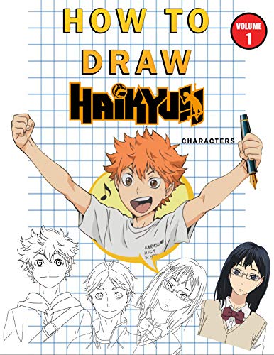 How to Draw haikyuu characters : Step by Step : Vol 1 (English Edition)