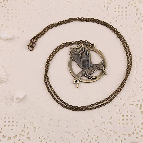 huangshuhua Collar Collar Hunger s Bird Eagle Animal Logo Collar con Colgante de Oro Moda Vintage Nueva joyería Caliente para Hombres Mujeres Niños Collar Colgante Niñas Niños Regalo