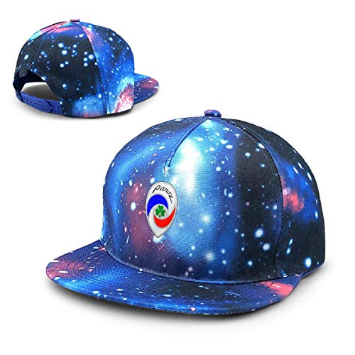 huatongxin Hombre Panoz Logo A Sombreros de ala Plana Gorras Azules Ajustables de Cielo Estrellado