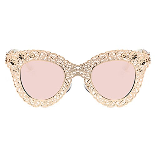 Huicai Trend Trend Gafas de sol Cat Eye Sunglasses Gafas de sol retro decorativas Gafas de sol Frame