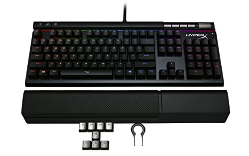 HyperX HX-KB2RD2-US Alloy Elite RGB - Teclado mecánico de Gaming, Cherry MX Red (US layout) HyperX HX-KB2RD2-US Alloy Elite RGB - Teclado mecánico de Gaming, Cherry MX Red (US layout)