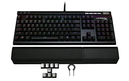 HyperX HX-KB2RD2-US Alloy Elite RGB - Teclado mecánico de Gaming, Cherry MX Red (US layout)