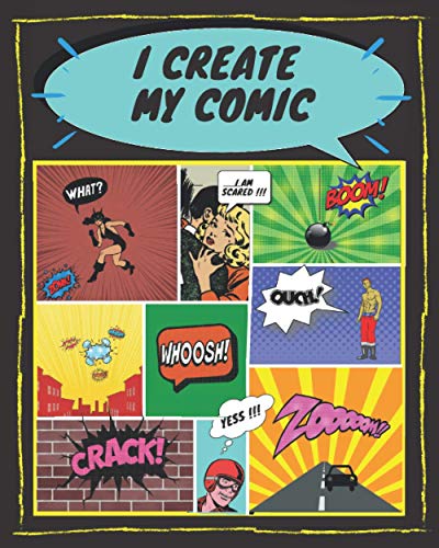 I create my comic: 100 blank comic pages for all ages