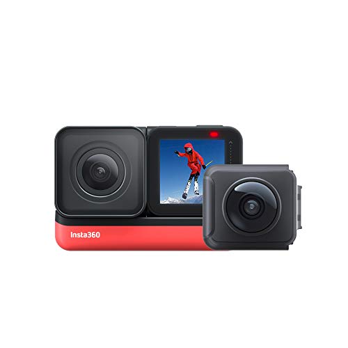 Insta360 One R Twin Edition - Cámara de acción 4K y Cámara de 5.7K 360 con Lentes Intercambiables, Estabilización, IPX8, Impermeables, Pantalla Táctil, Edición de IA Insta360 One R Twin Edition - Cámara de acción 4K y Cámara de 5.7K 360 con Lentes Intercambiables, Estabilización, IPX8, Impermeables, Pantalla Táctil, Edición de IA