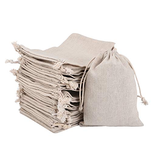 Irich 30 Piezas Bolsa de Algodón y Arpillera, Bolsas de Lino con Cordón Bolsitas de Tela Reutilizable para Almacenar Anillos Abalorios y Otras Cosas Pequeñas 12 × 15cm Irich 30 Piezas Bolsa de Algodón y Arpillera, Bolsas de Lino con Cordón Bolsitas de Tela Reutilizable para Almacenar Anillos Abalorios y Otras Cosas Pequeñas 12 × 15cm