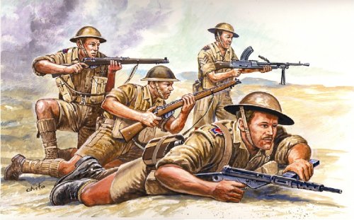Italeri 6077S - Segundo La Primera Guerra Mundial Ejército británico Octavo