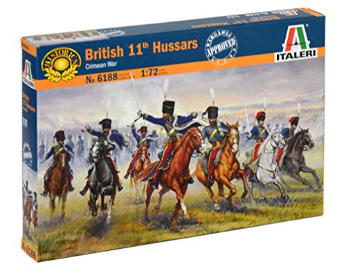 Italeri 6188S British 11th Hussars (Crimean War) -Maqueta de construcción de Modelos, Manualidades, Hobby, Pegar, plástico, Color Plateado