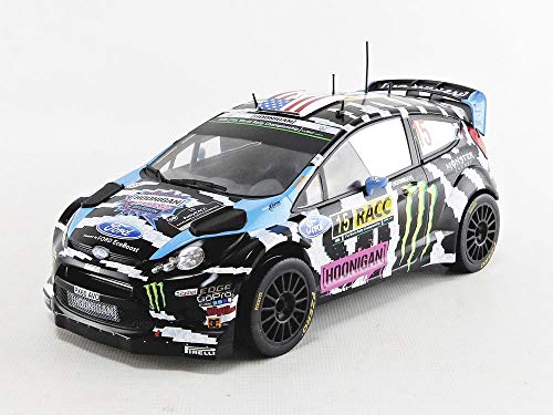 IXO Coche en Miniatura de la colección 18RMC017, Color Blanco, Negro y Azul IXO Coche en Miniatura de la colección 18RMC017, Color Blanco, Negro y Azul