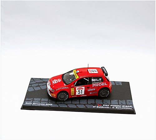 IXO Coches Rally 1:43 1/43 FIAT Punto S1600 Baldacci/Bernacchini 2003 eRAL041